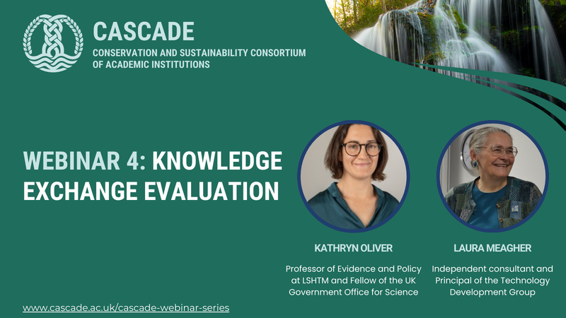 cascade webinar knowledge exchange evaluation